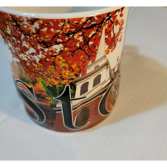 Boston Massachusetts City 3D Coffee Cup 18 oz Mug Americaware Color Relief 2012 - Picture 3 of 8